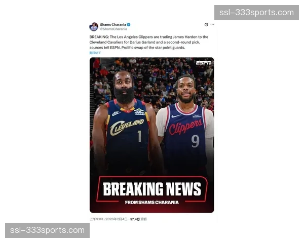 骑士客场大胜快船20分 米切尔领衔团队篮球模式成效显著 骑士客场大胜快船20分 米切尔领衔团队篮球模式成效显著